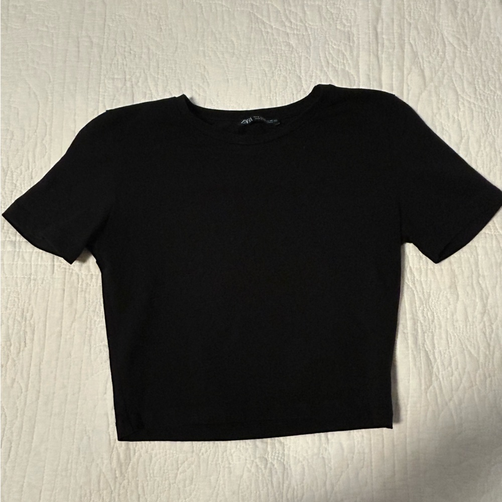 Zara Casual Black Top